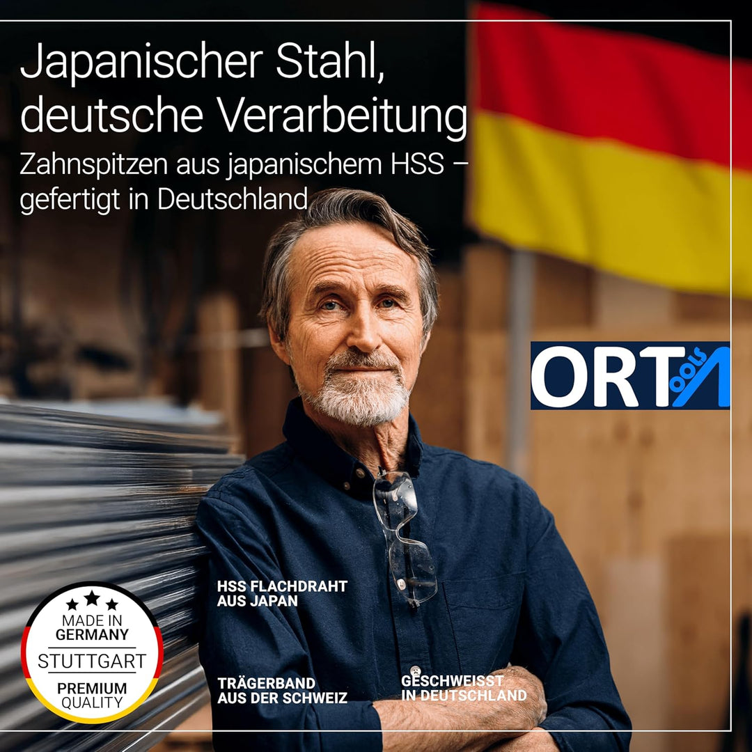 3 er Pack M42 HSS Bimetall Sägeband 1435 x 13 x 0,65 mm mit 6/10 ZpZ, Bandsägeblatt