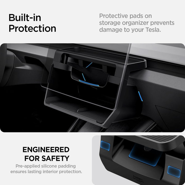 Spigen Tesla Model Y 2025 2026 Juniper 3 Highland 2024 2025 2026, Aufbewahrungsbox unter dem Bildsch