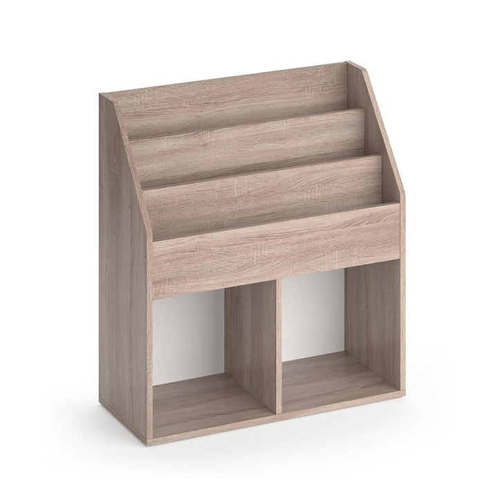 Vicco Bücherregal Luigi, Sonoma, 72 x 79 cm mit 2 Faltboxen Sonoma mit 2 Faltboxen, Sonoma mit 2 Fal