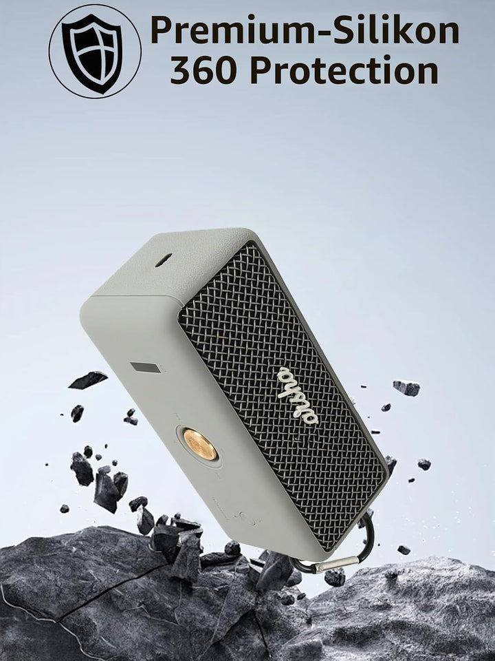 Schutzhülle aus Silikon für Marshall Emberton II tragbare Bluetooth-Lautsprecher – stossfest, staubd