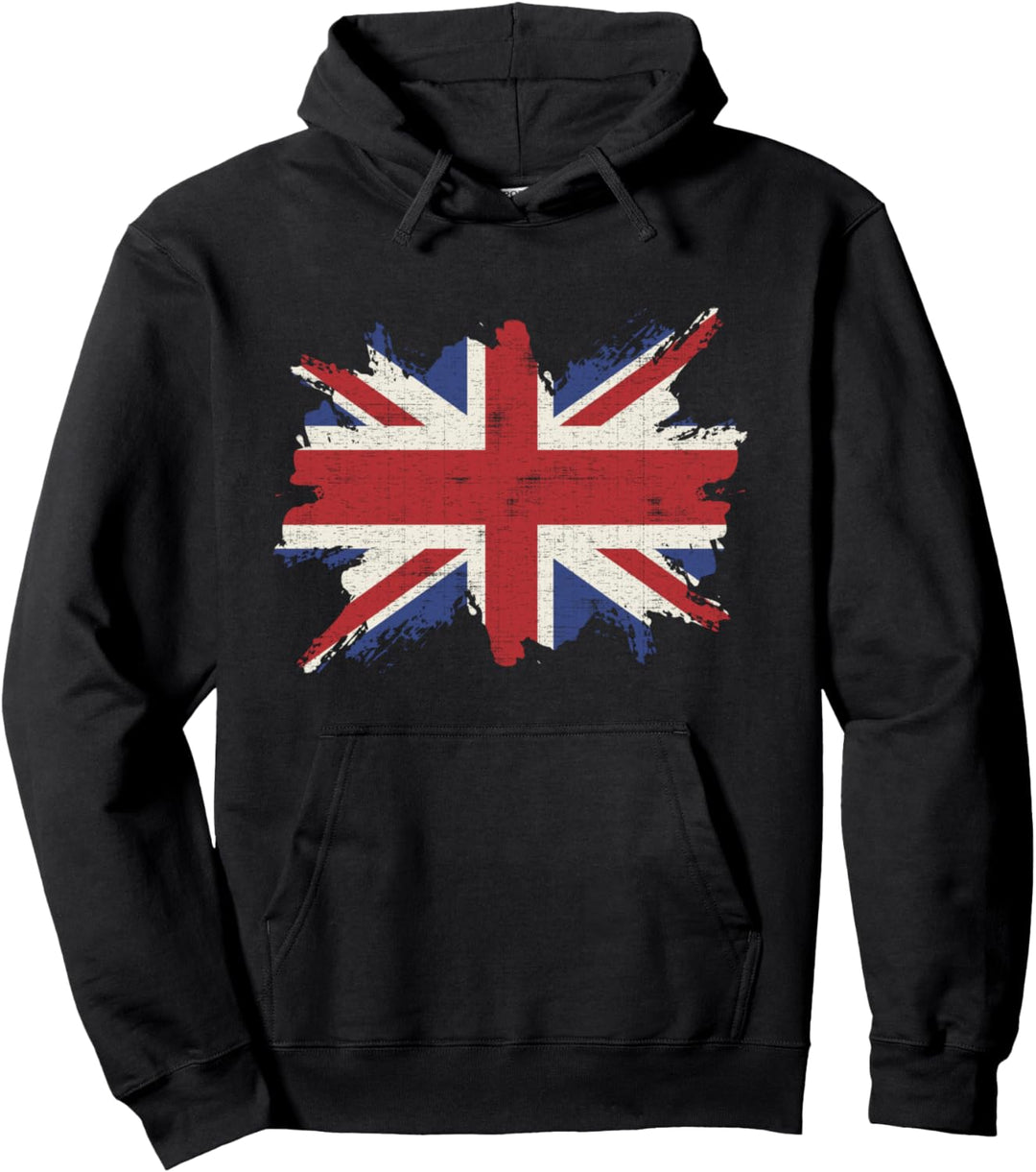 Grossbritannien Vintage Flagge Pullover Hoodie