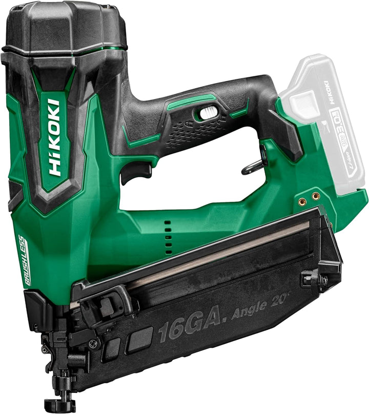 HiKOKI Akku Stift Nagler 20° NT1865DA (18V, Li-Ion, Brushless, Transportkoffer, Schutzbrille, ohne A