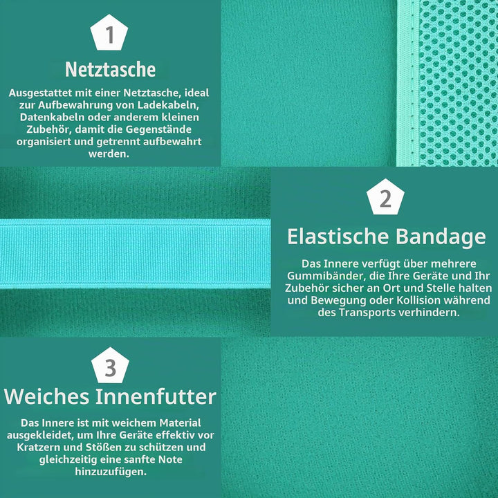 co2CREA Hart Reise Schutz Hülle Etui Tasche für JBL GO 5 /GO 4 /GO 3 tragbarer Bluetooth Lautspreche