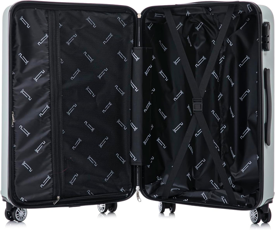 CELIMS - Handgepäck-Koffer mit Kosmetikkoffer 30 cm, zugelassen bei 100+ Fluggesellschaften | Kleine