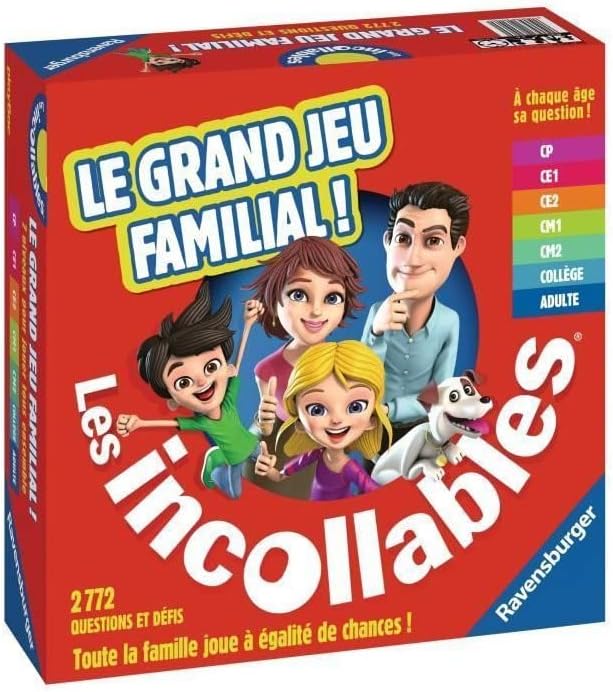 RAVENSBURGER GD JEU Familial INCOLLABLES