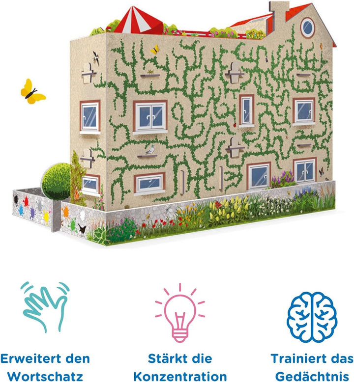 Granna - Kluges Haus - Kreatives Bildungsset für Kinder 4-8 Jahre, 1+ Spieler, Spielzeug Lernen, Ged