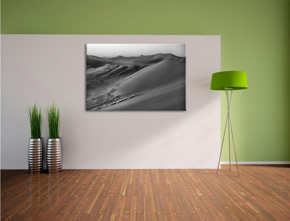 Pixxprint riesige Sandhügel als Leinwandbild/Grösse: 100x70 / Wandbild/Kunstdruck/fertig bespannt, 1