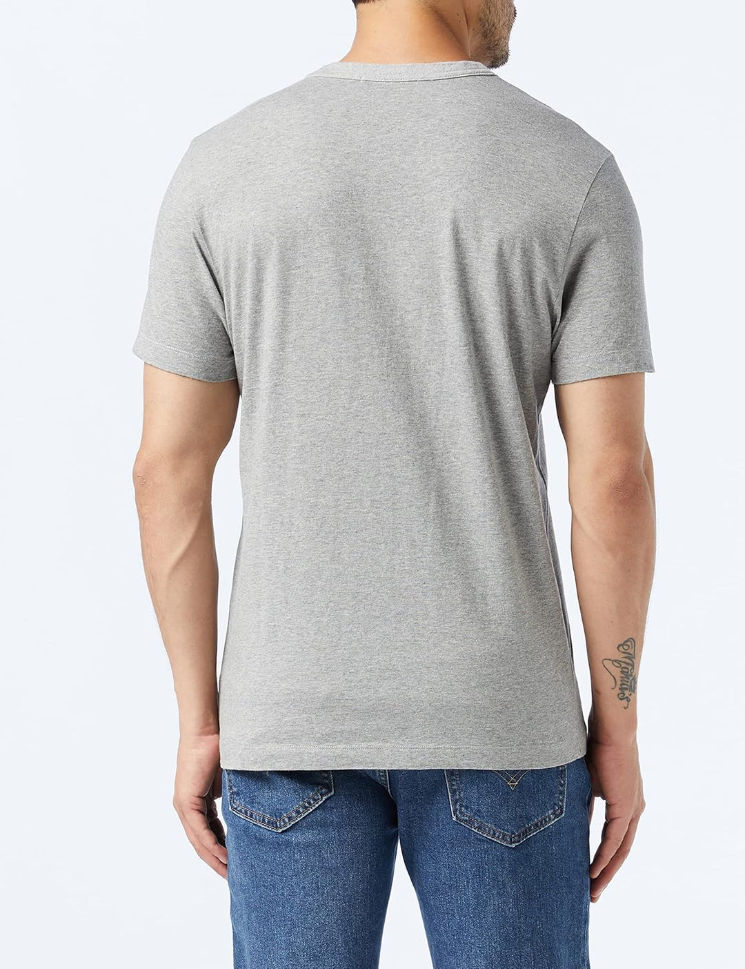 Kings of Indigo Herren Darius T-Shirt S Grau (Grey Melee Fuji 7004), S Grau (Grey Melee Fuji 7004)