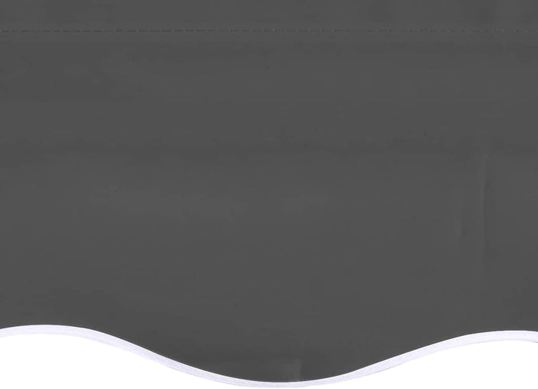 Goliraya Markisenbespannung Sonnenschutz Markisenstoff Markisentuch Markise Anthrazit 5x3,5 m Ohne R
