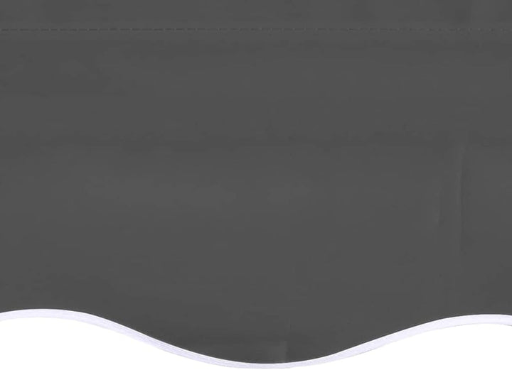 Goliraya Markisenbespannung Sonnenschutz Markisenstoff Markisentuch Markise Anthrazit 5x3,5 m Ohne R