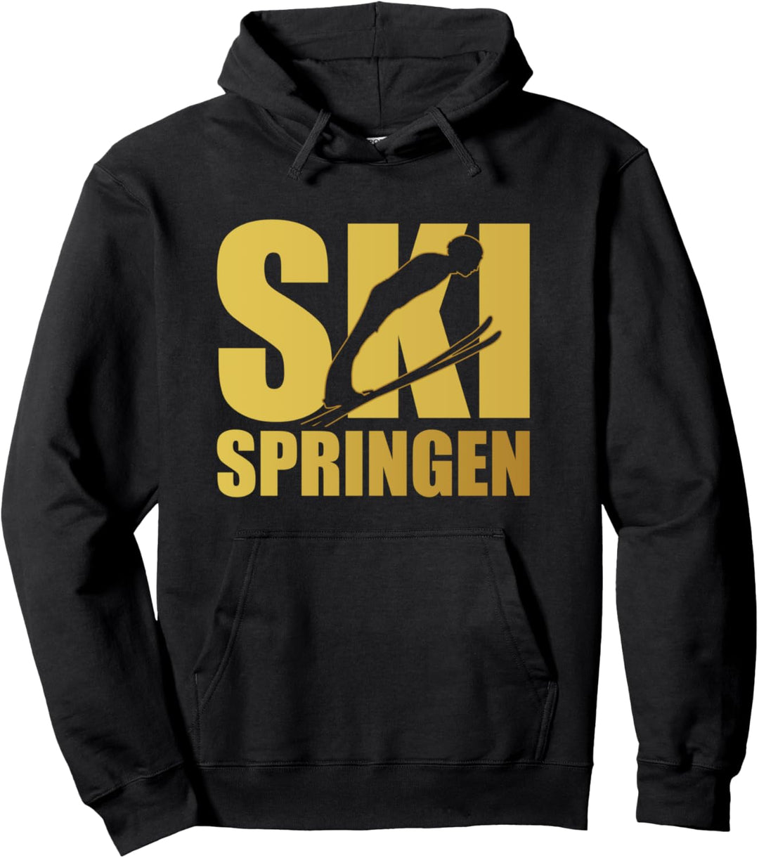 Skispringen Wintersport Pullover Hoodie