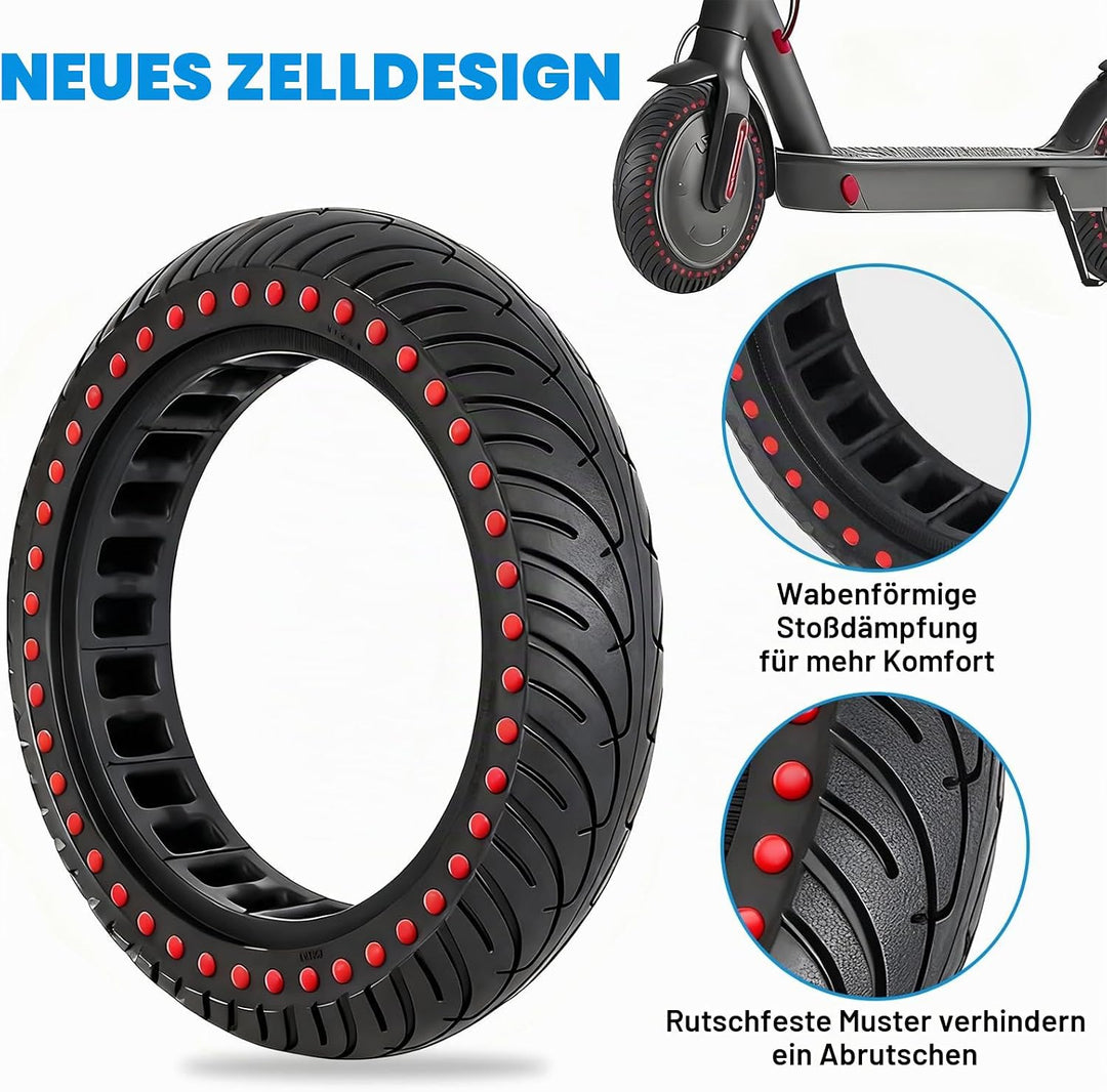 8,5x2.0 Solid Scooter Reifen, 8,5 Zoll E-Scooter Off-Road Reifen für Xiaomi Pro 2/M365 / M365 Pro/1S