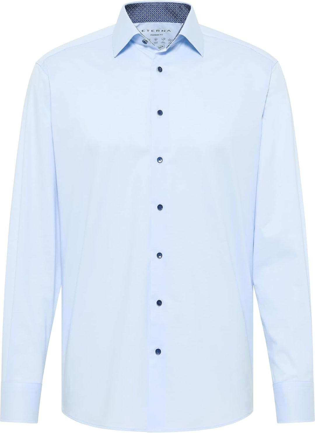 ETERNA Herren Performance Shirt MODERN FIT 46 Hellblau, 46 Hellblau