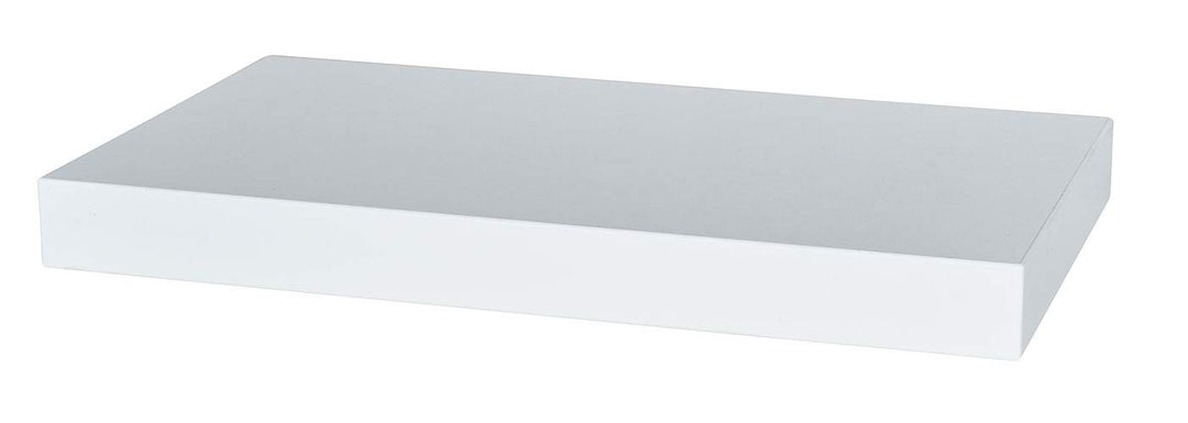 levandeo Wandboard Bobby Weiss 40cm - Deutsche Herstellung Schablone und Schrauben - Wandregal Wandb