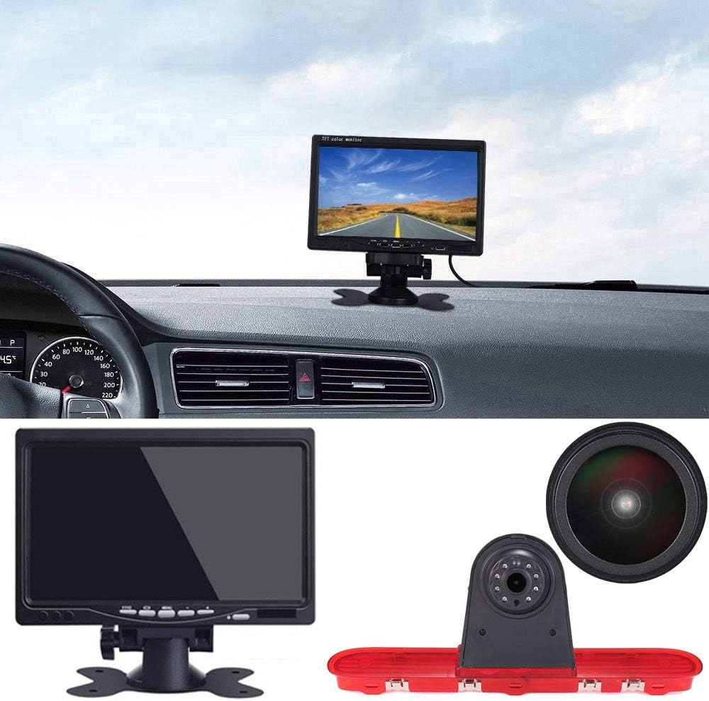 18mm Top Qualität Bremsleuchte Kamera Bremslicht Rückfahrkamera +7" Zoll TFT LCD Monitor Transporter