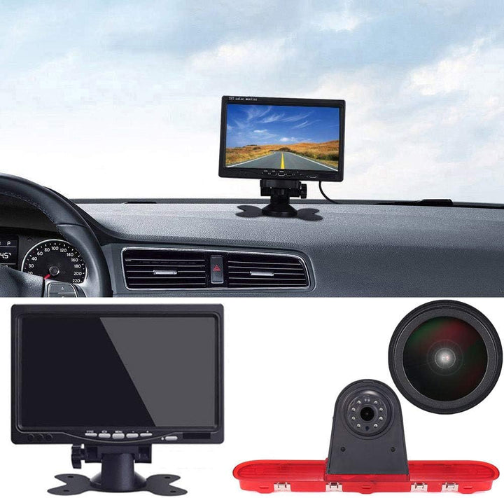 18mm Top Qualität Bremsleuchte Kamera Bremslicht Rückfahrkamera +7" Zoll TFT LCD Monitor Transporter