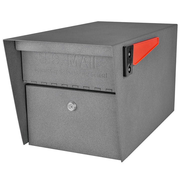 Mail Boss 7505 Mail Manager Curbside Locking Security Mailbox, Granite, Granit