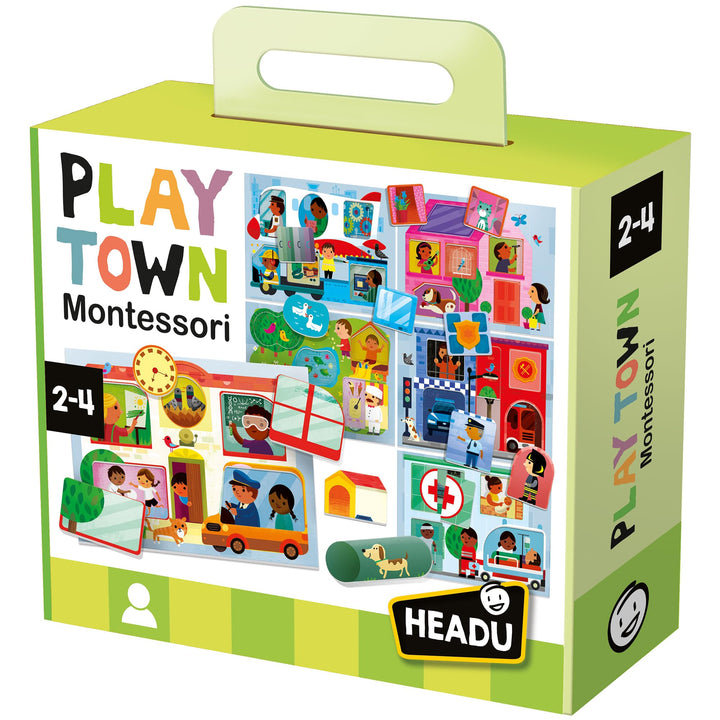 Headu MU23615 Baby Play Town Montessori Pädagogische Spiele, Mehrfarbig, S