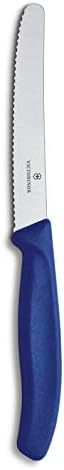 Victorinox 6 Stück Tafelmesser - Tomatenmesser Swiss Classic mit Wellenschliff rostfrei - Swiss Made