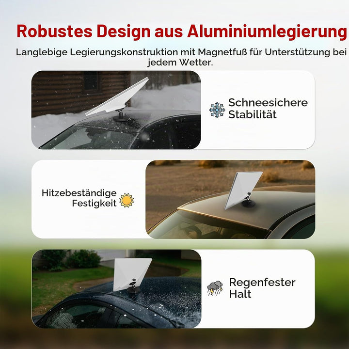 Verstellbare Magnethalterung für Starlink Mini von MMOBIEL – Basis aus Aluminiumlegierung mit starke