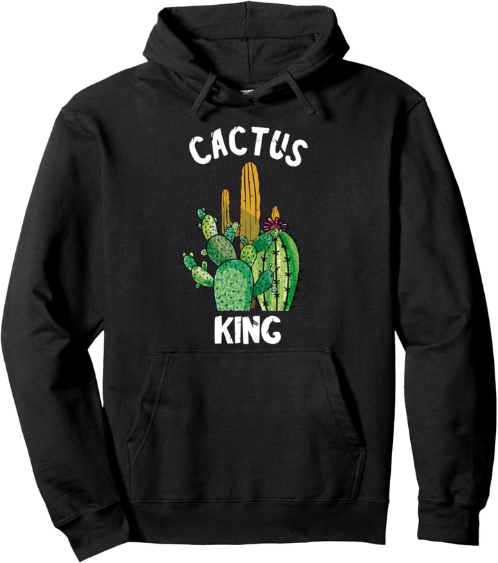 Kaktus König Cactus King Kakteen Gärtner Pflanzen Kaktusse Pullover Hoodie