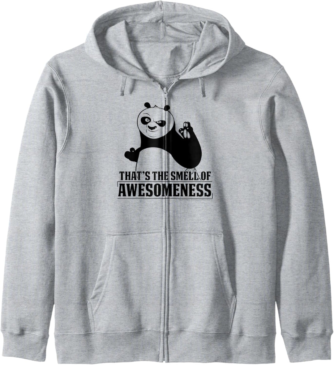 Kung Fu Panda Smell The Awesomeness Po Portrait Kapuzenjacke