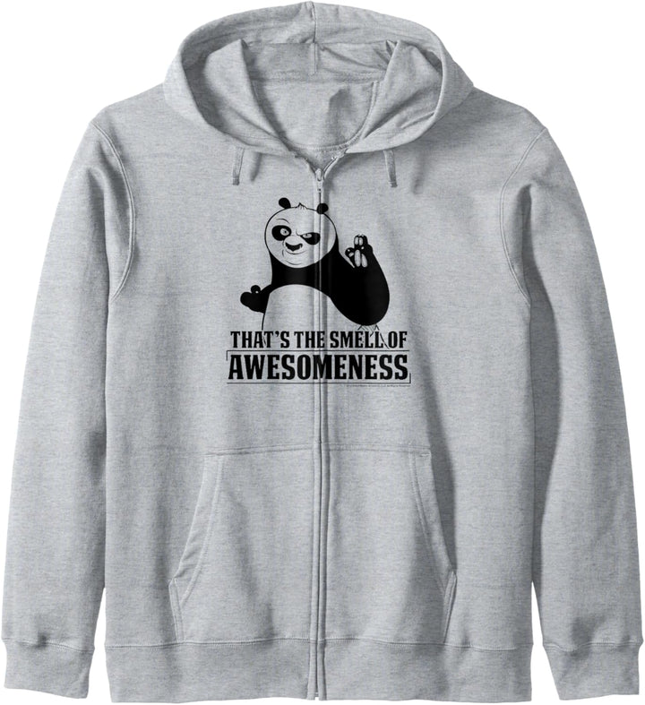 Kung Fu Panda Smell The Awesomeness Po Portrait Kapuzenjacke
