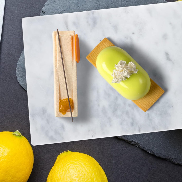 TOPBATHY 1stk Dessert-tablett Schneidebrett Platte Schneidebrett Marmor Marmortablett Gemüseplatte K