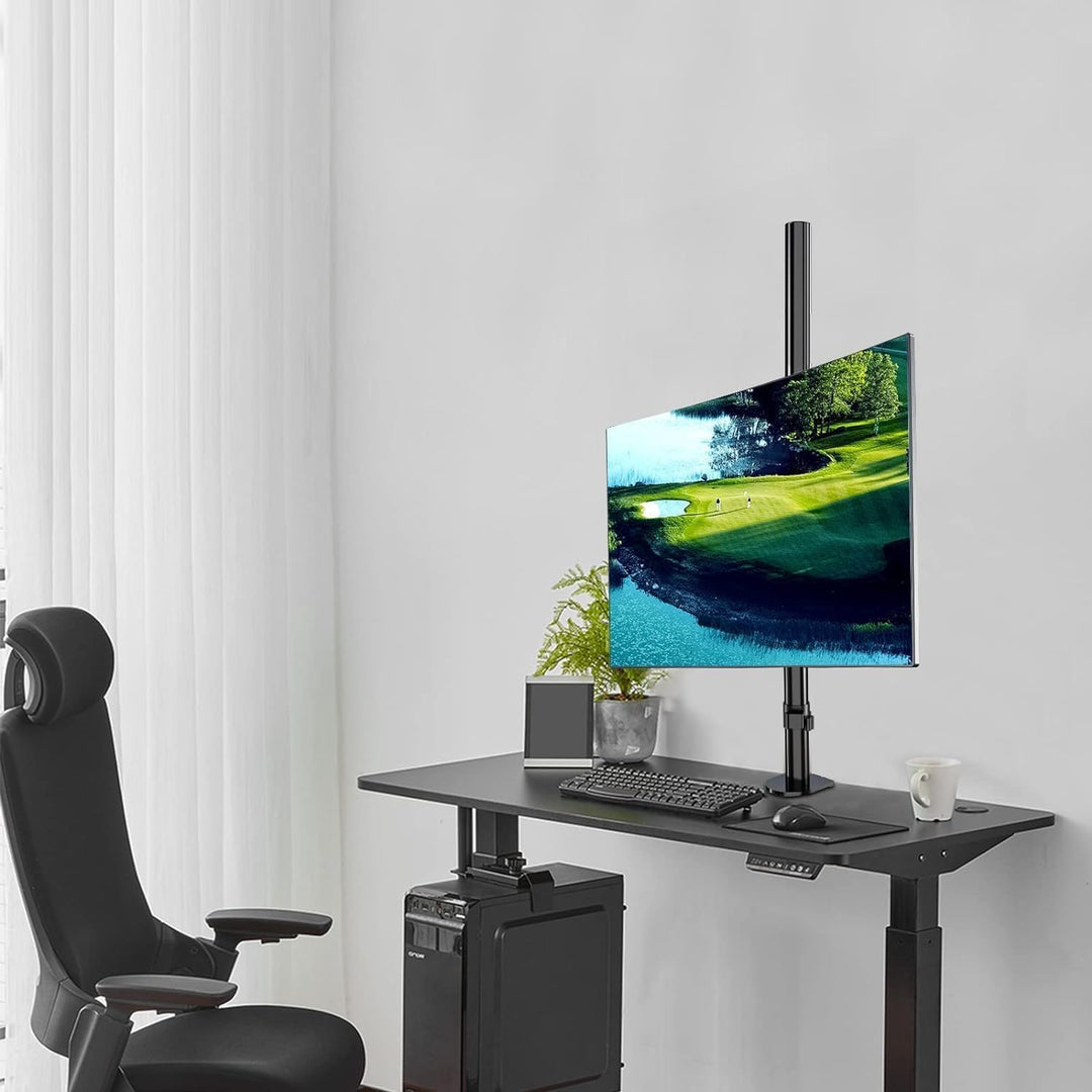 Pholiten Monitor Halterung, extra höhe 800mm Monitorhalterung, vollständig Verstellbarer höher Monit
