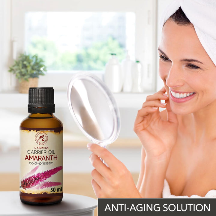 Amaranthöl 50 ml - Amaranthus Сaudatus Seed Oil - reines und natürliches Basisöl - Amaranthöl Basic