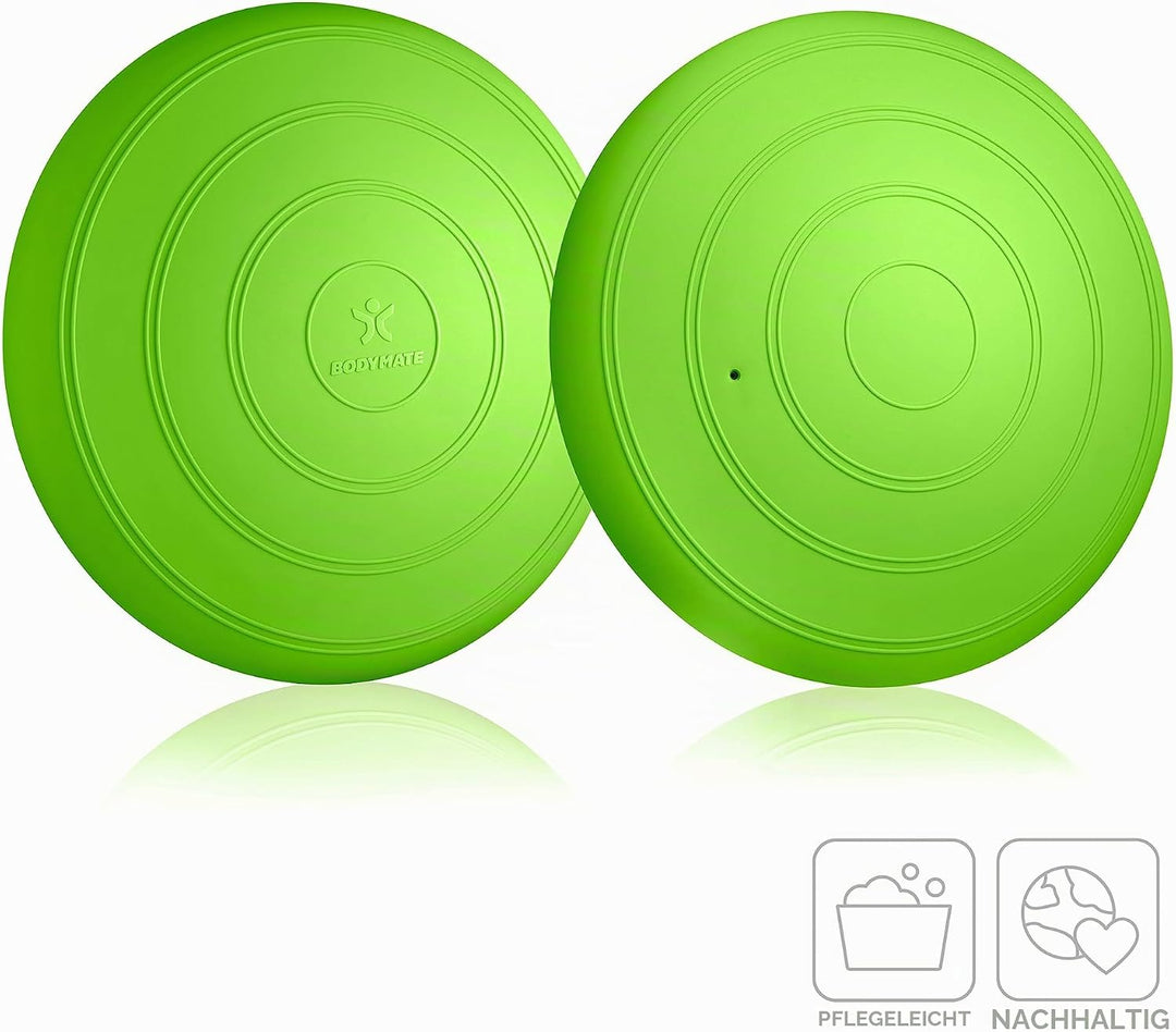BODYMATE Ballsitzkissen COMFORT inkl. Pumpe 33cm Durchmesser - Balance-Kissen, Sitzballkissen, Luftk