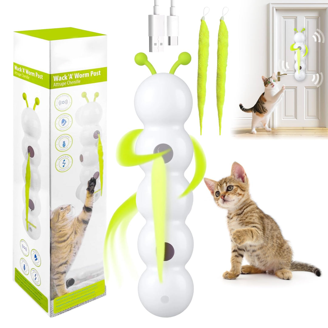 Interaktives Wurm Katzenspielzeug, Interaktives Wurm Katzenspielzeug für Katzen, Smart Motion Intera
