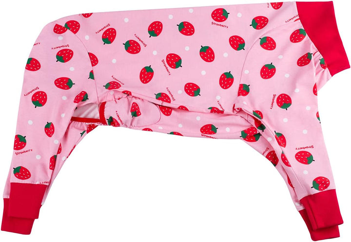 Yeapeeto Einteiler für Hunde, zur Erholung, für grosse und mittelgrosse Hunde, Schlafanzug, Ganzkörp