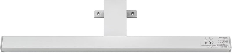 SEBSON Spiegelleuchte Bad 40cm mit Touch Schalter und Stecker - neutralweiss 4000K 8W 550lm IP44 - L