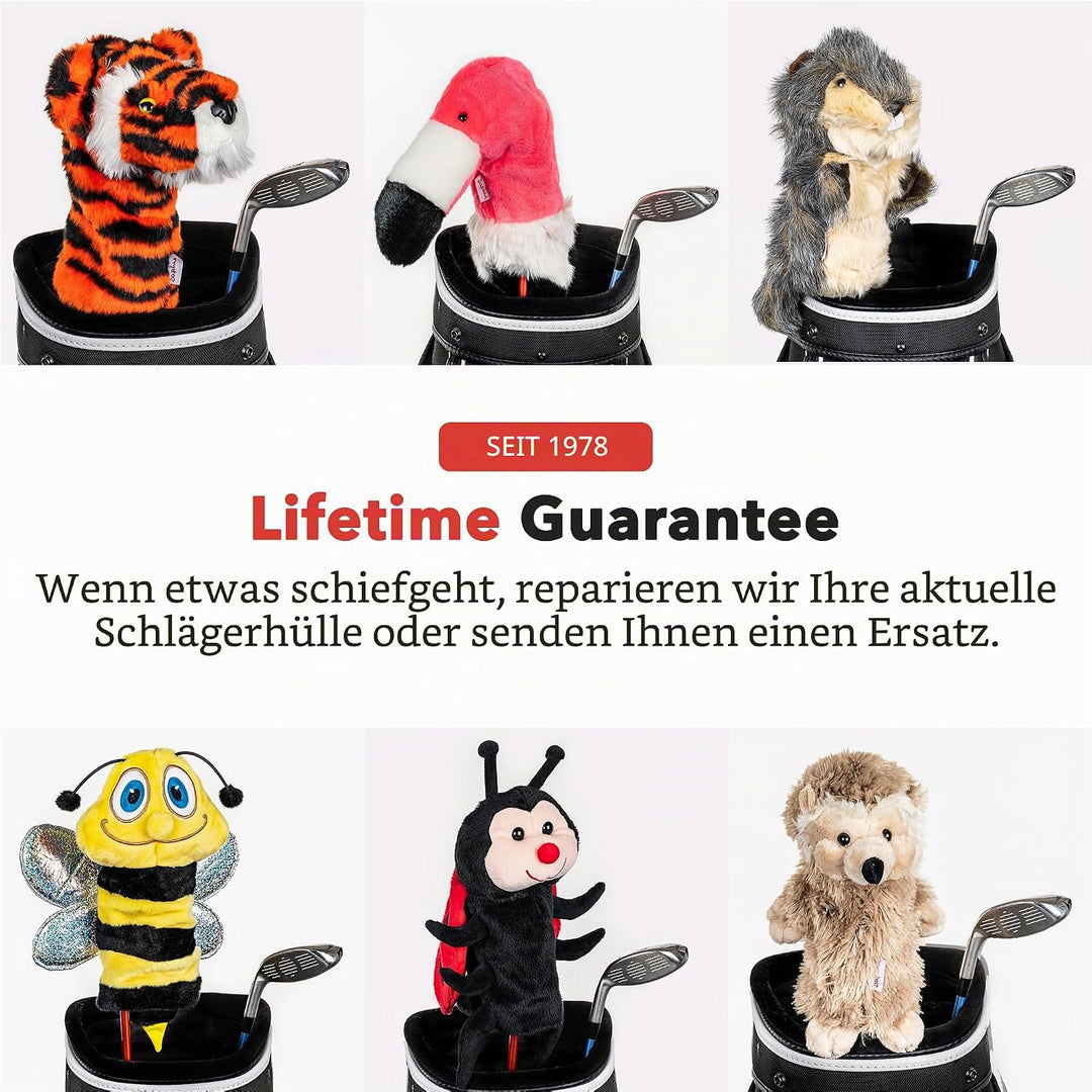 Daphne’s Headcovers Tiger Headcover Funny Golf Club Cover Stylish Protection for Club Driver Headcov