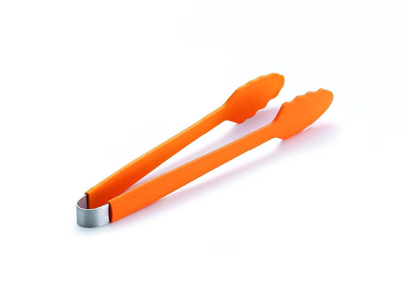 LotusGrill Grillzange Mandarinenorange! Speziell entwickelt für den raucharmen Holzkohlegrill/Tischg