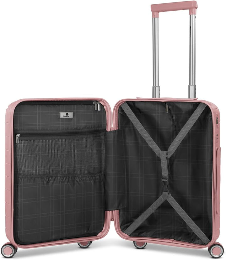 Franky Kabinen-Koffer für Damen und Herren | Kleiner Cabin-Trolley 36 x 20 x 55 cm aus hochwertigem,