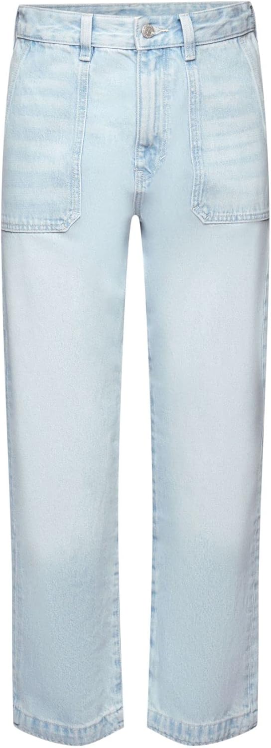 ESPRIT Jeans in Dad-Passform aus nachhaltigem Denim 36W / 28L Blue Bleached, 36W / 28L Blue Bleached