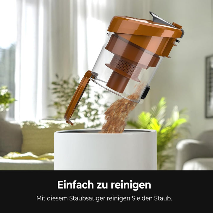 Staubsauger Ohne Beutel 3300W, Bodenstaubsauger Mit Zyklon-Technologie, 3L Staubbehälter, Waschbarer