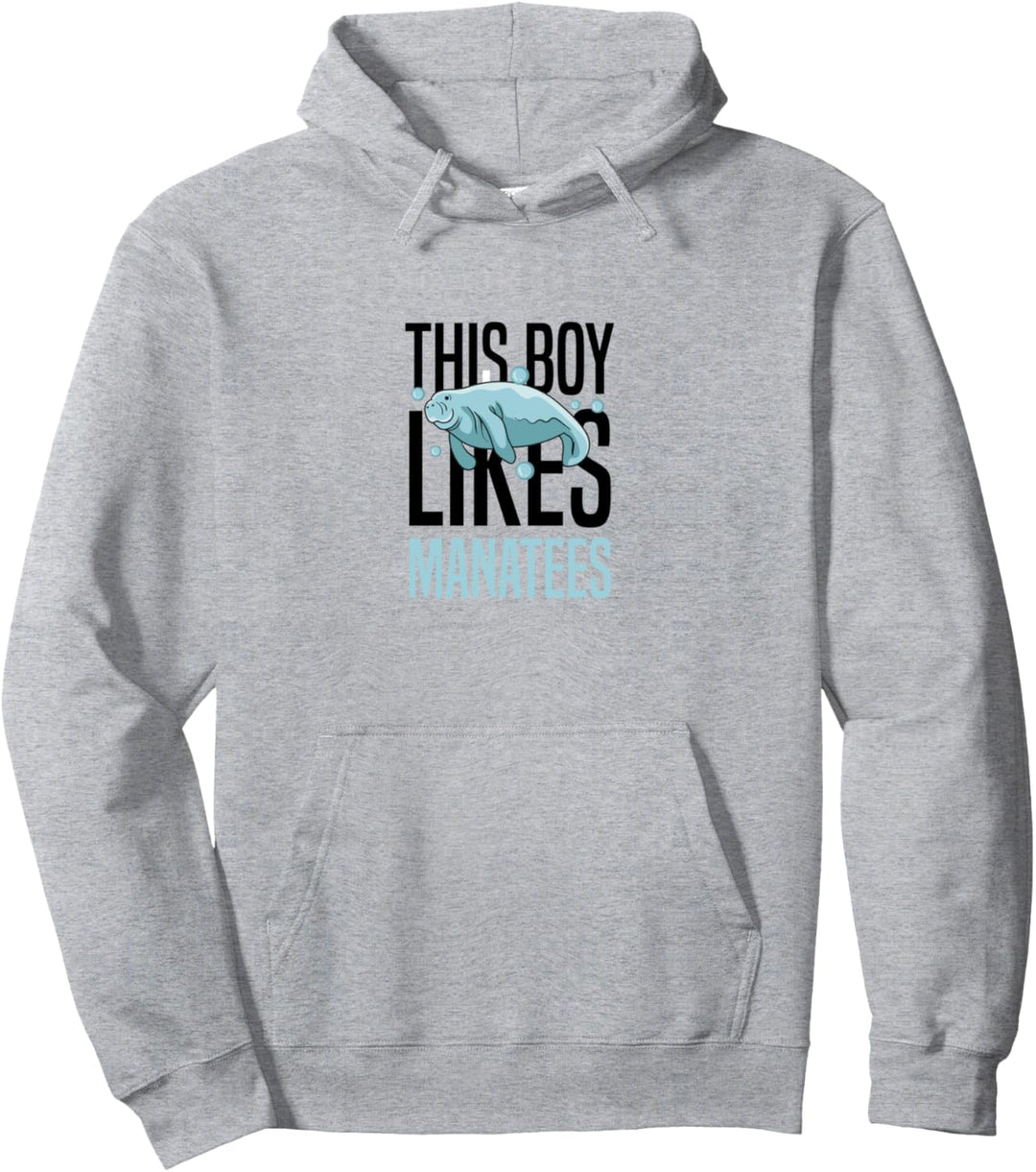 Junge mag Seekühe Natur Meer Tier Ozean Pullover Hoodie
