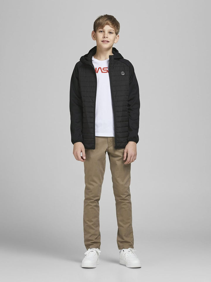 JACK & JONES Boy Hybridjacke Hybridjacke Junior, 128 Black/