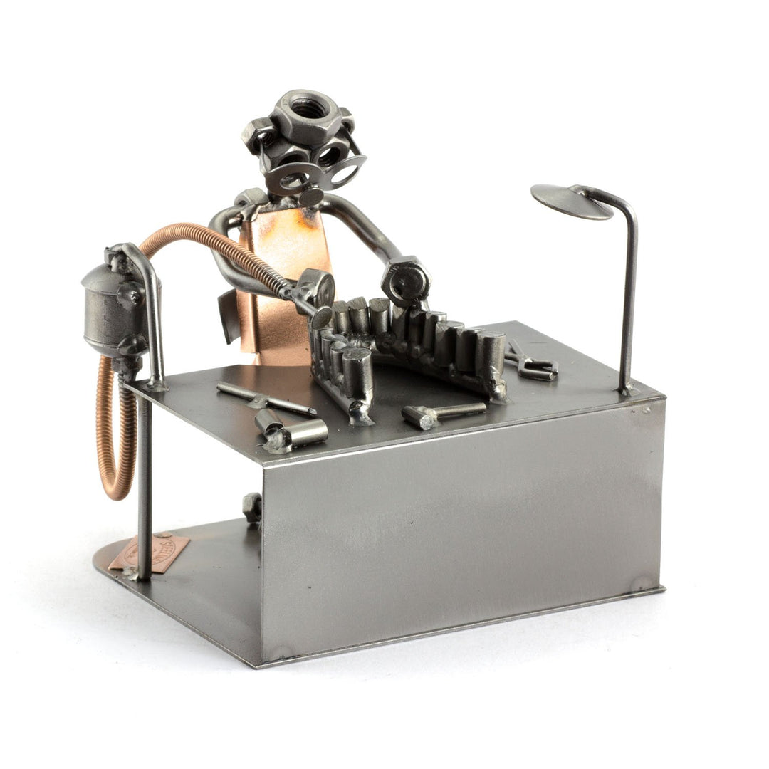 Steelman24 I Schraubenmännchen Zahntechniker I Made in Germany I Handarbeit I Geschenkidee I Stahlfi