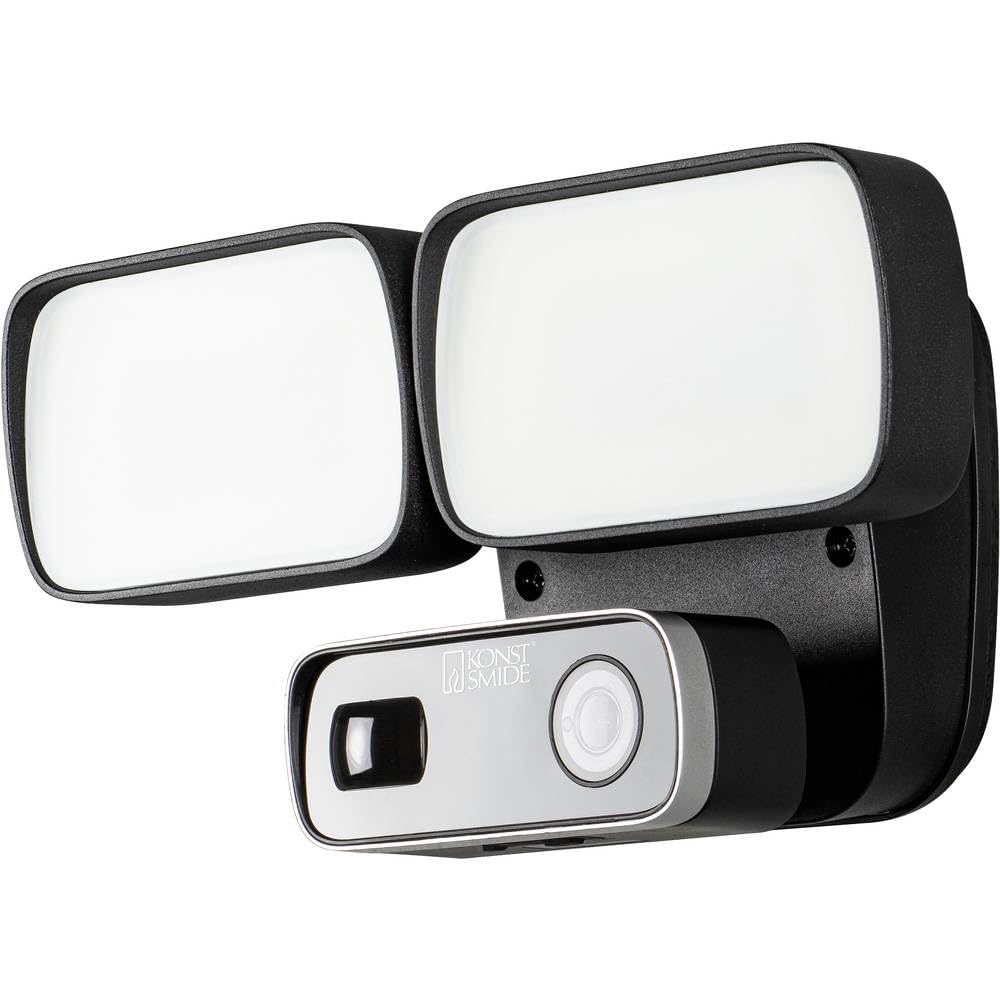 Konstsmide Smartlight dual 7869-750 WLAN IP Ueberwachungskamera 1920 x 1080 Pixel, 24 W, 230 V Doppe