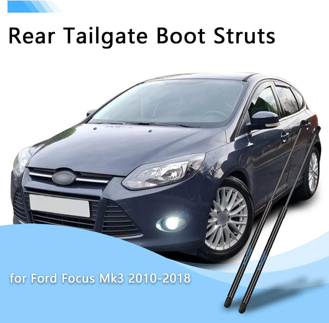 2x Gasdruckfeder Ford Focus MK3 2010 2011 2012 2013 2014 2015 2016 2017 2018 für Heckklappendämpfer