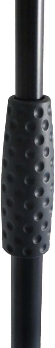 keepdrum MS096 Mikrofonständer gerade + Kugelgelenk Stativ-Adapter 1/4" zu 3/8"