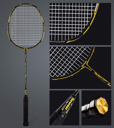 Senston S300 Graphit Badminton Set Carbon Badmintonschläger Badminton Schläger mit Schlägertasche un