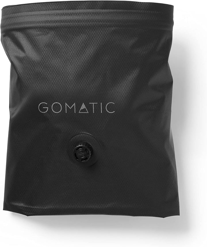 Gomatic Vacuum Bag L | keine Pumpe notwendig | Vakuum-Beutel für Rucksäcke & Koffer | Reise-Kompress