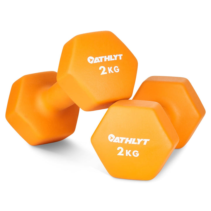 Athlyt - Neopren hanteln gewichte 2 x 2 kg, 2 x 2 kg