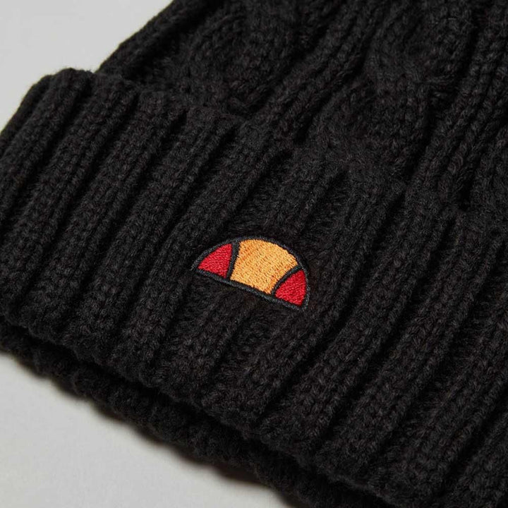ellesse Damen Hanna Pom Beanie Mütze Einheitsgrösse Schwarz, Einheitsgrösse Schwarz