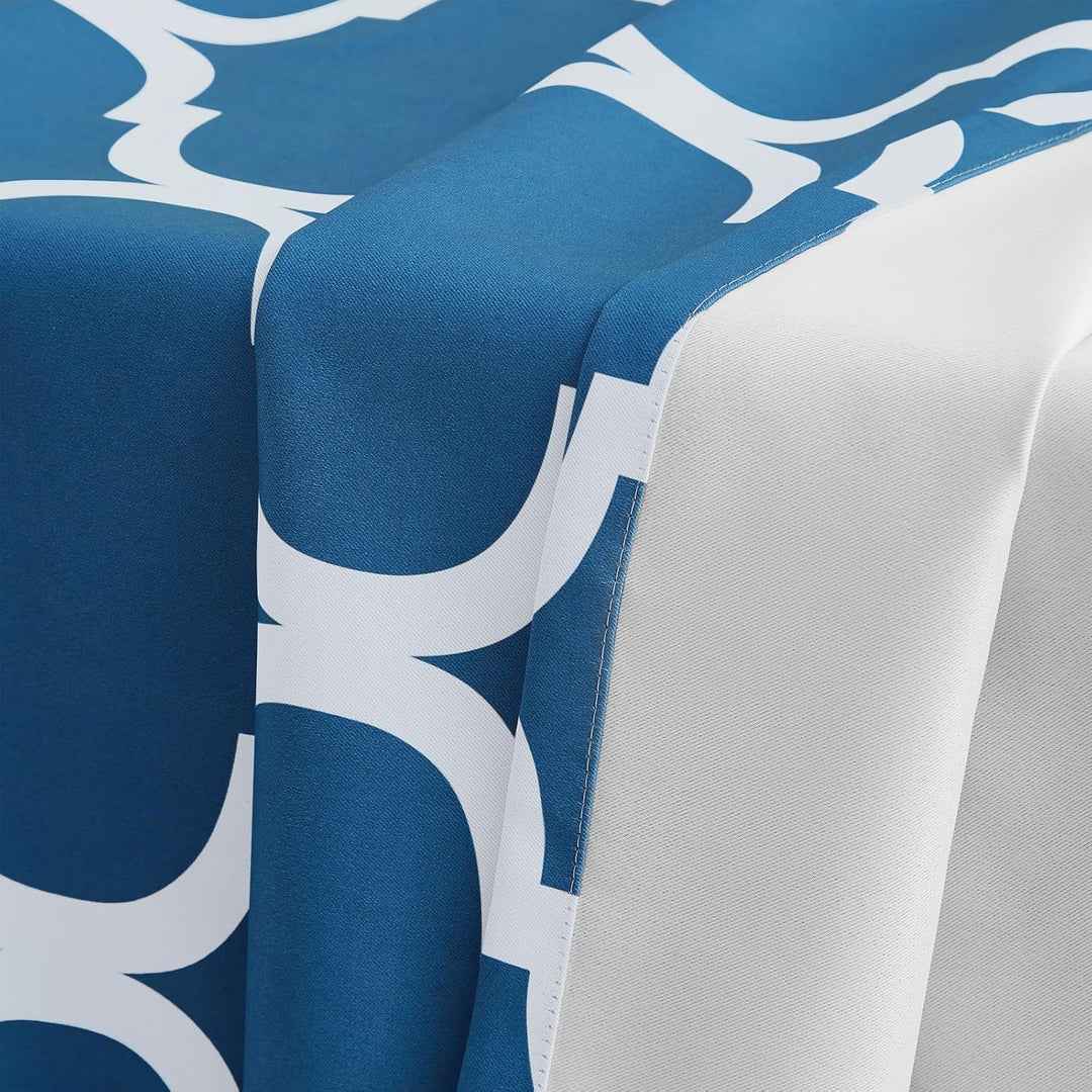 Melodieux Marokkanische Mode, wärmeisoliert, Raumverdunkelung, Verdunkelungsvorhänge für Wohnzimmer,